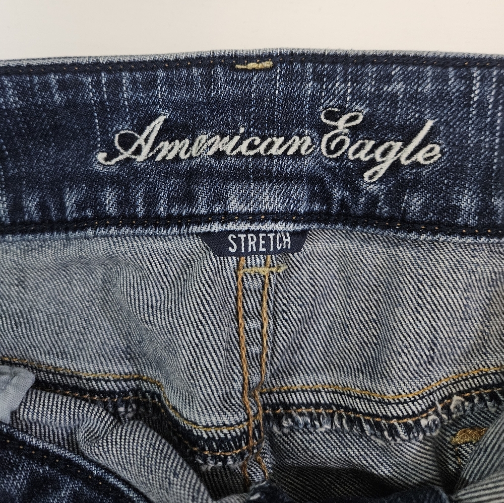 American Eagle Outfitters Artist cut-off denim jean shorts women's size … - Picture 10 of 11